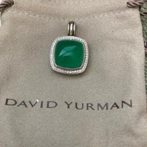 David Yurman Greem Onyx Diamond Pendant